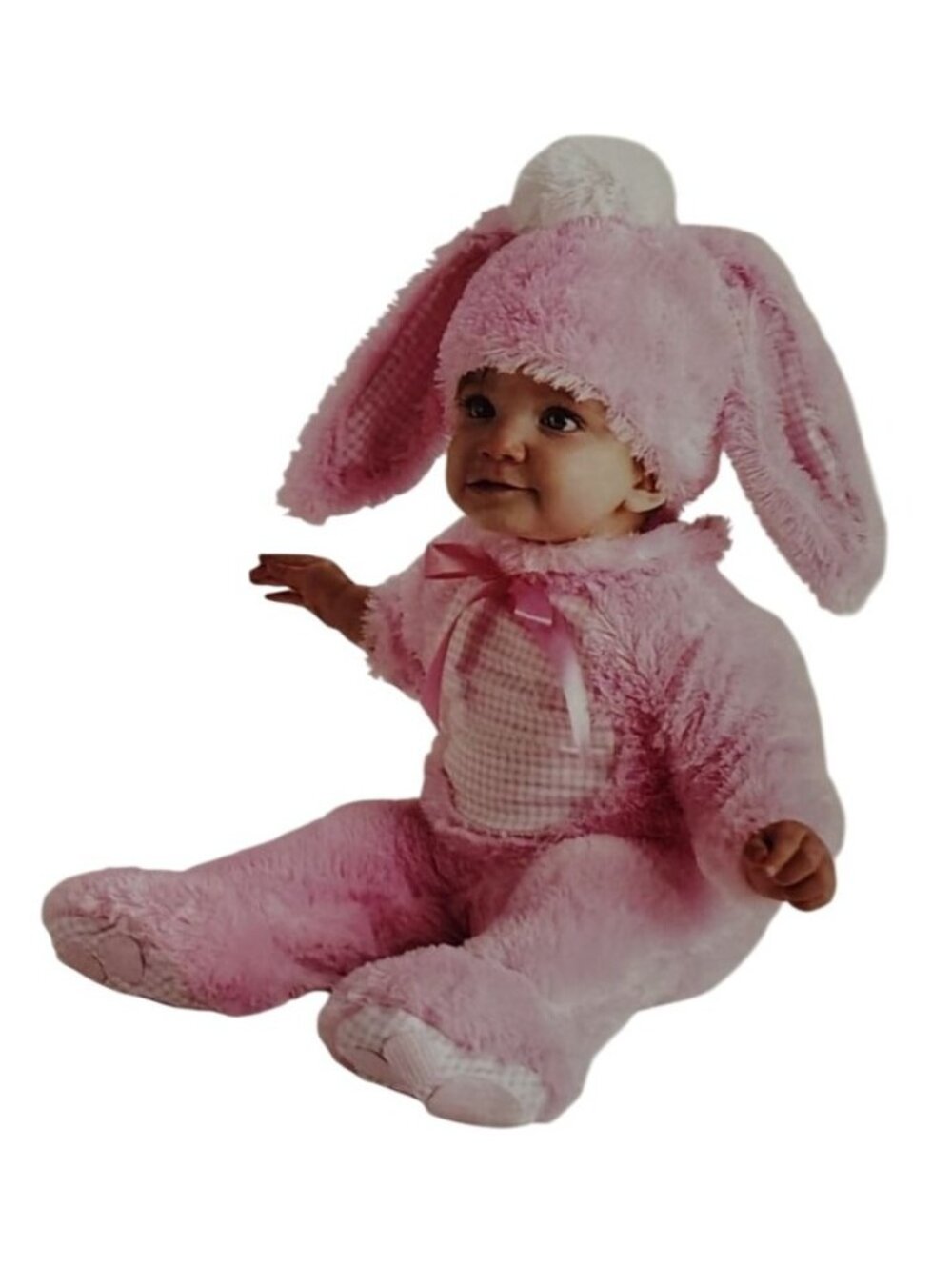 Celebrate Infant 6 to 12 Months Pink Rabbit Complete 2 Piece Halloween Costume